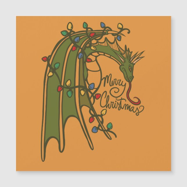 God jul Dragon Geek Helgdagars (Framsida)