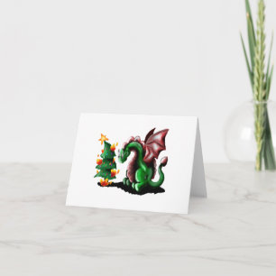 God Jul Drakon Kort