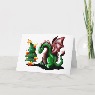 God Jul Drakon Kort