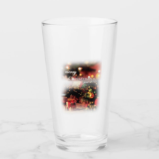 God jul Drinkware Glaskopp (Framsida)