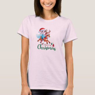 God jul drottning och dyster designtröja t shirt
