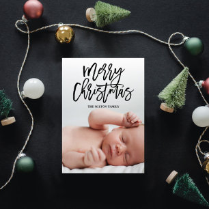 GOD JUL Dubbla-sidig fotojul Julkort