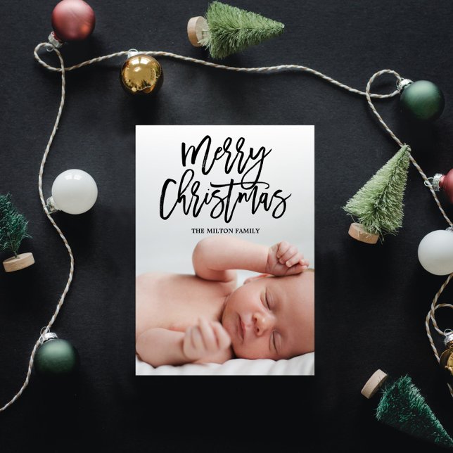 GOD JUL Dubbla-sidig fotojul Julkort (Skapare uppladdad)