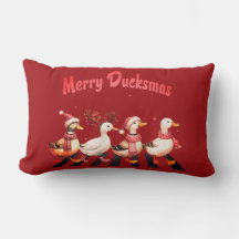 God jul Ducksmas Dekorativ kudde