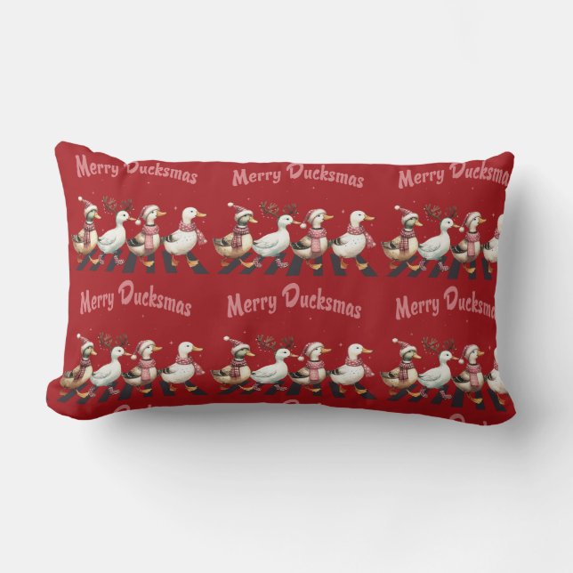 God jul Ducksmas Dekorativ kudde (Framsida)