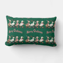 God jul Ducksmas Dekorativ kudde