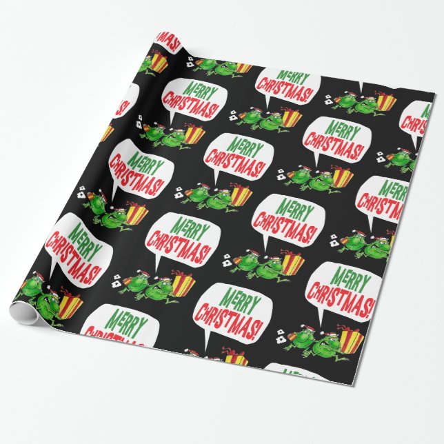 God jul...Dudes Presentpapper (Utrullad)