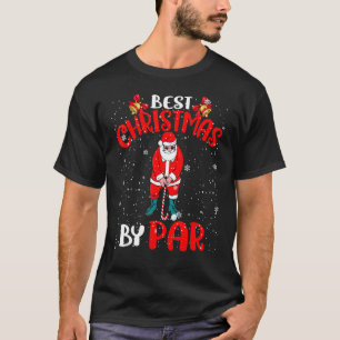 God jul efter Par Funny Jultomten Golf P T Shirt