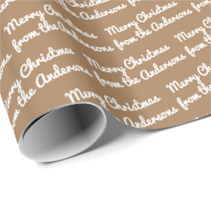 God jul eget namn - jul presentpapper