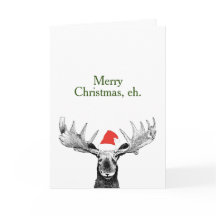 God jul Eh Canadian Moose Stocking Cap