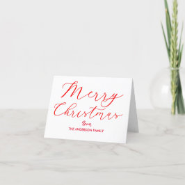 God jul Elegant Calligraphy Script Helgdag Helgkort