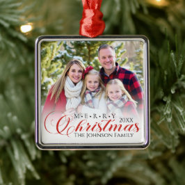 God jul Elegant Family Photo Keepsak Julgransprydnad Metall