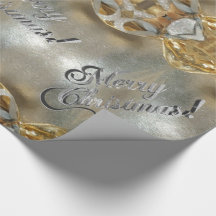God jul Elegant Faux Guld, Silver