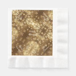 God jul Elegant Festive String of Ljus Pappersservett