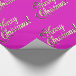 God jul Elegant Modern Rosa och Guld Presentpapper
