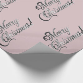 God jul Elegant Rosa Silver Grått Presentpapper