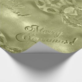 God jul Elegant Script-Grönt Presentpapper