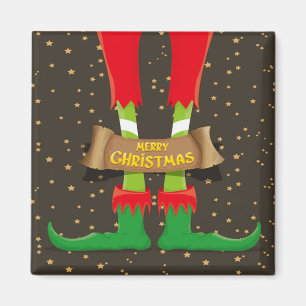 God jul Elf Ben Magnet