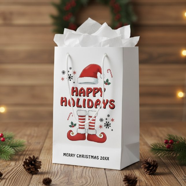 God jul Elf Boots Jultomten Hat White (Skapare uppladdad)