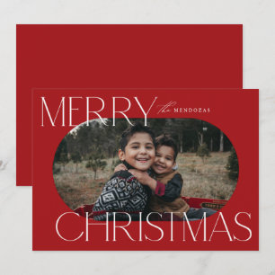 god jul Ellipse Oval Photo Card Julkort