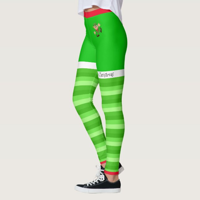 God jul Elves Leggings (Vänster)