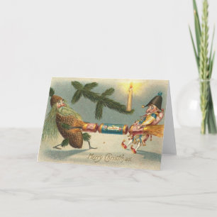 God jul Elves spelar Helgkort