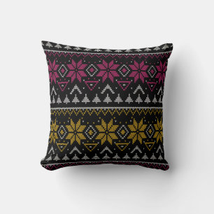 God jul embroidery kor stygn ful sweat kudde