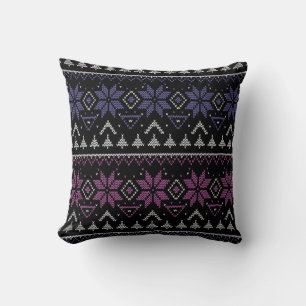 God jul embroidery kor stygn ful sweat kudde