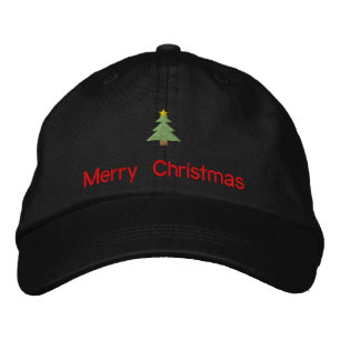 God jul Embroized Hat Broderad Keps