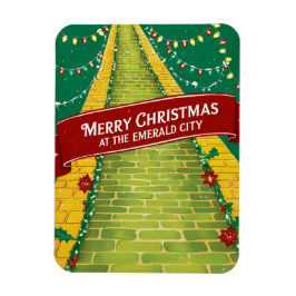 God jul Emerald City Helgdag Magnet