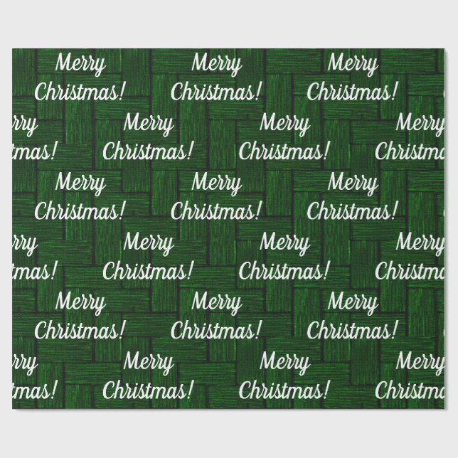 God jul Emerald Wrapping Papper Presentpapper (Platt)