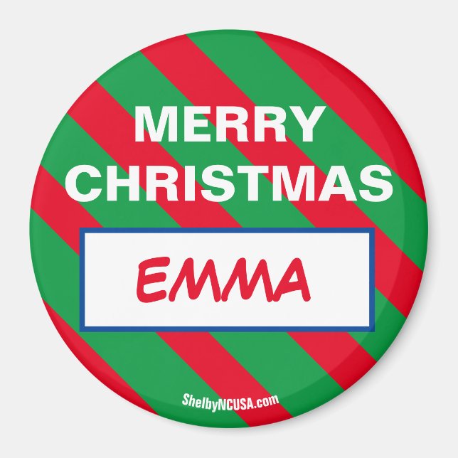 GOD JUL EMMA Magnet (Framsidan)
