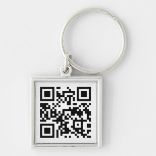 God jul - engelska fyrkantig silverfärgad nyckelring