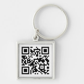 God jul - engelska fyrkantig silverfärgad nyckelring