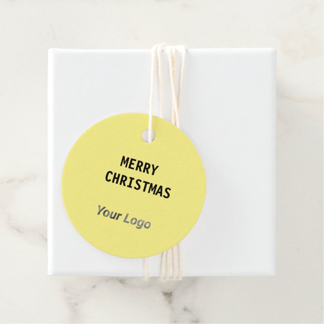 GOD JUL ENKEL MÄRKRE GÅVOR ETIKETTER (På plats)