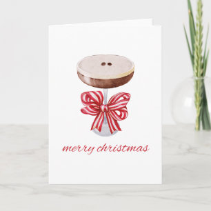 God jul Espresso Martini Helgdag Card Kort