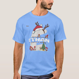 God jul, Ethan Namn för roligt Julafton T Shirt