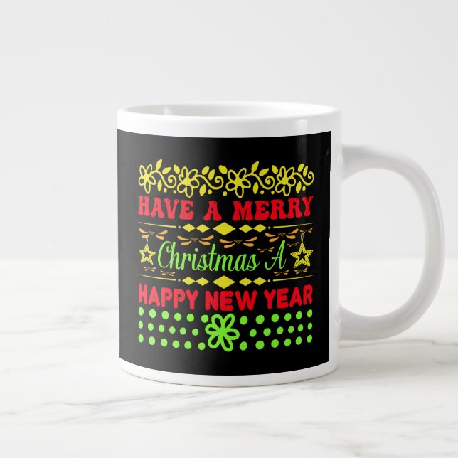 God Jul Ett Gott Nytt År-65285 Jumbo Mugg (Höger)