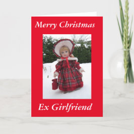 "God jul Ex Girlkompis Helgkort