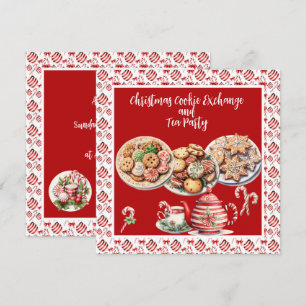 God jul, Exchange och Tea Party Inbjudningar