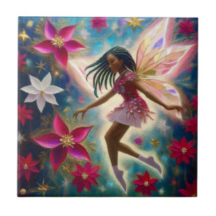God Jul - Fairy Collection - Cornrows Braids Hair Kakelplatta