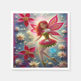 God Jul - Fairy Collection - Red Hair Pappersservett