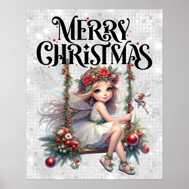 God jul Fairy Poster (Framsidan)