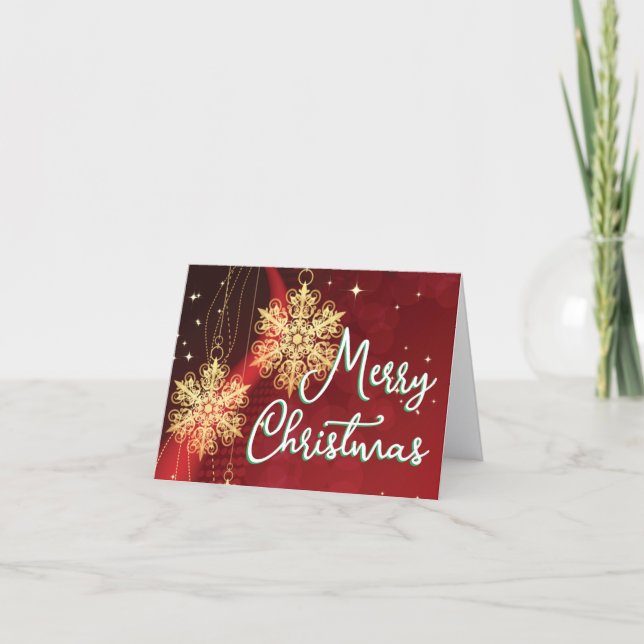 God Jul Faltkort Kort (Framsida)