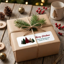 God Jul Familj Kartröts Träd Renar Anpassad
