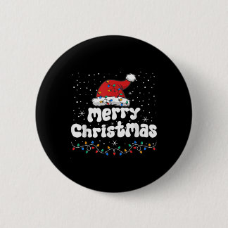 God Jul Familj Matchande Xmas Tomte Hatt Xma Knapp