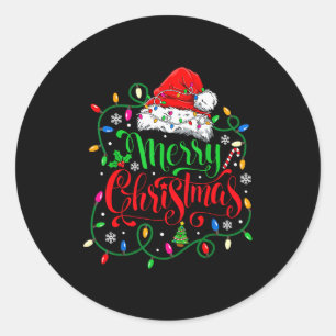 God Jul Familj Rolig Jul Kvinnor Män X Runt Klistermärke