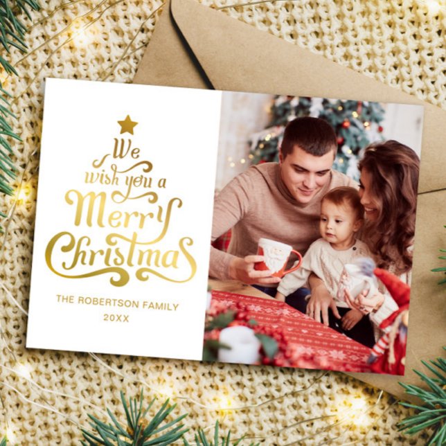 God jul familjefoto Julkort (Skapare uppladdad)