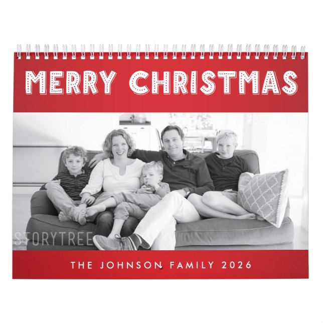 God jul-familjekalender 2026 kalender (Omslag)