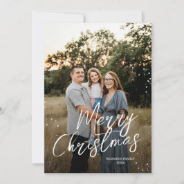 God jul familjekort julkort